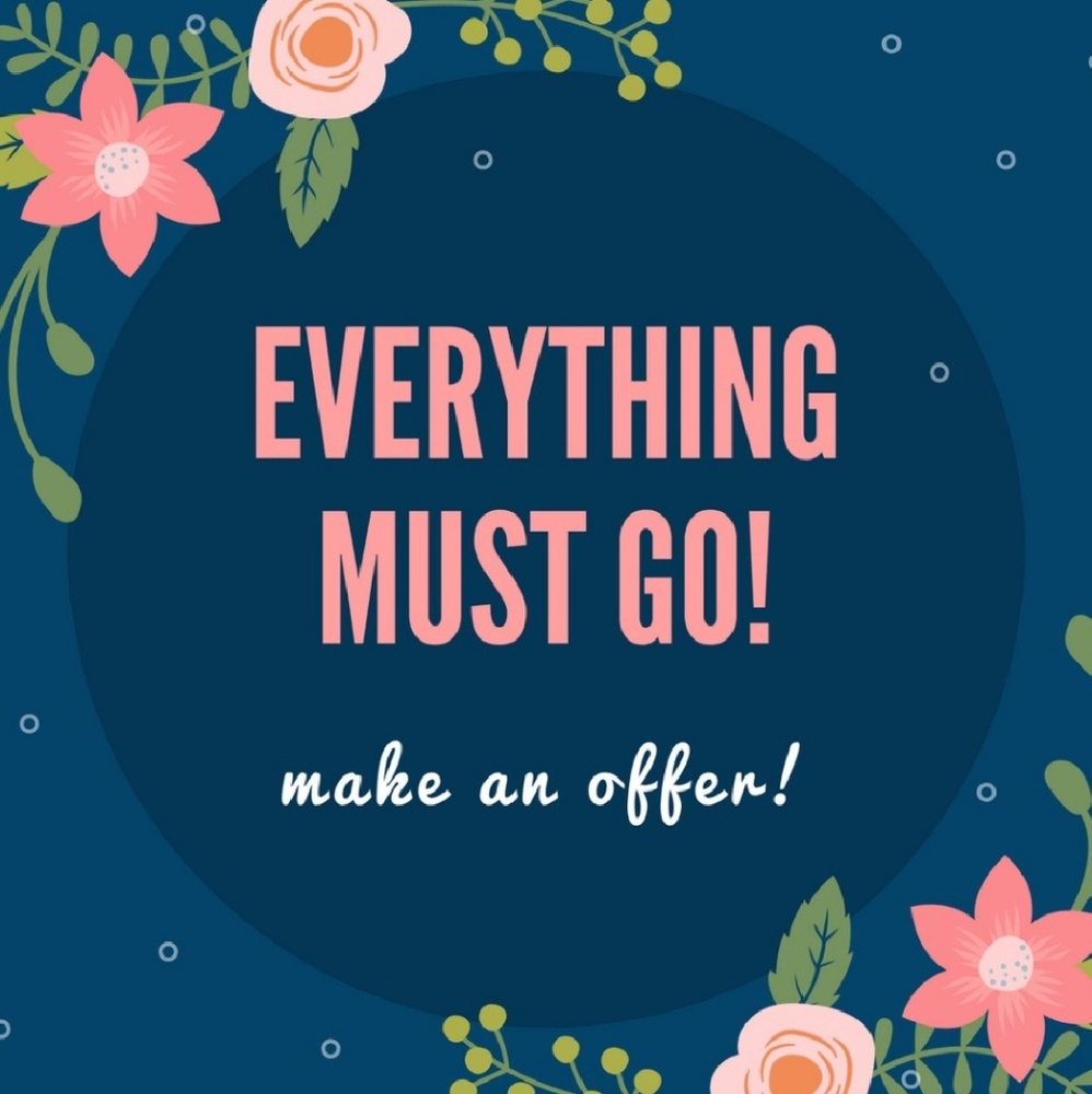 All reasonable offers accepted!!